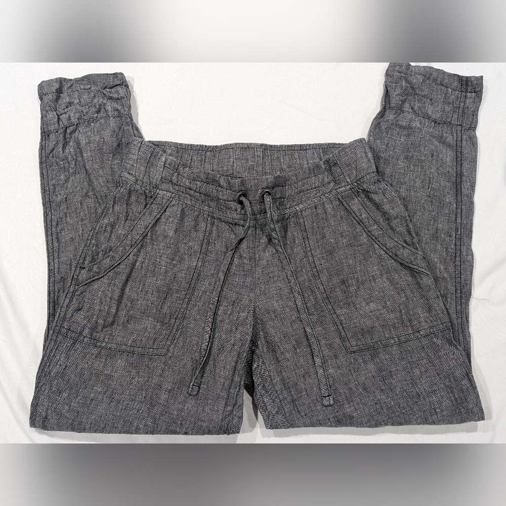 Athleta Gray Relaxed Fit Trousers